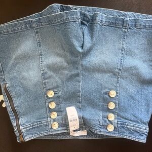 LOFT Light Blue Denim Overalls